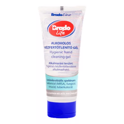 Bradolife kézfertőtlenítő gél 100ml tubusos