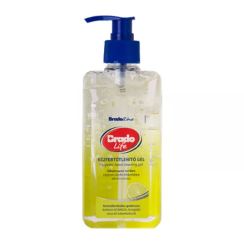 Bradolife kézfertőtlenítő gél 500ml citrom