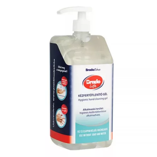 Bradolife kézfertőtlenítő gél 1,5L