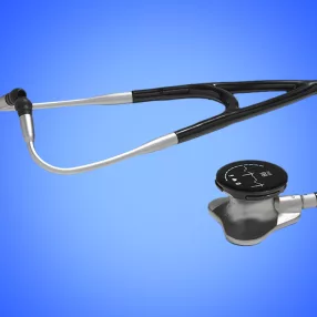   Eko CORE 500™ elektromos fonendoszkop 3 elvezetéses EKG-vel Szín:matt fekete