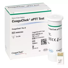   CoaguChek aPTT Test tesztcsík CoaguChek Pro II véralvadásmérőhöz, 48 db/doboz