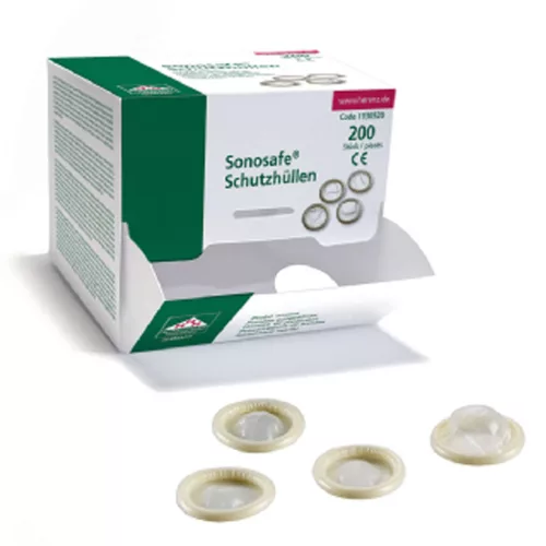 Sonosafe száraz latex műszeróvszer, 28 mm, 200 db/doboz