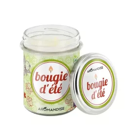   SUMMER – Citronella-Geránium szúnyogriasztó aromagyertya - 30 h