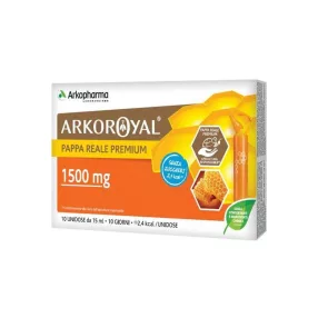 Arkoroyal Méhpempő 10 db cukormentes ampulla 1500 mg