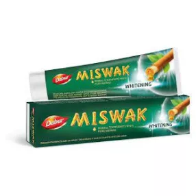   Dabur Miswak gyógynövényes fehérítő fogkrém (Whitening) 100 ml