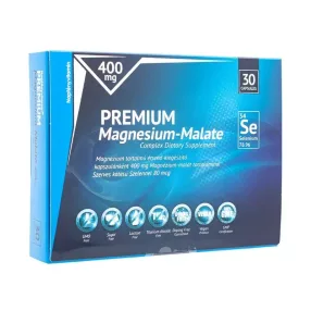   Napfényvitamin Prémium Magnézium-malát 400 mg szerves kötésű szelénnel 80 mcg 30db