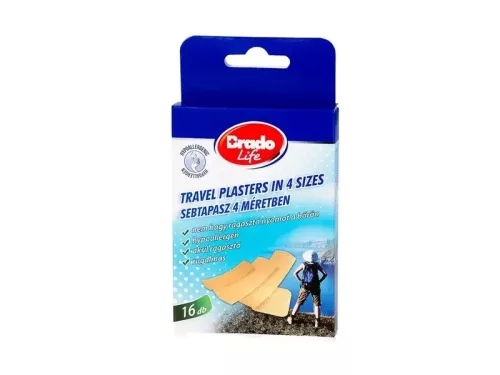 Bradolife sebtapasz travel 4 féle méretben 16 db