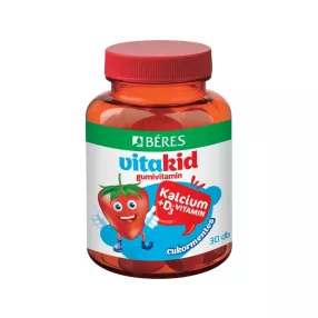 Béres vitakid kalcium+d3 vitamin gumivitamin 30 db