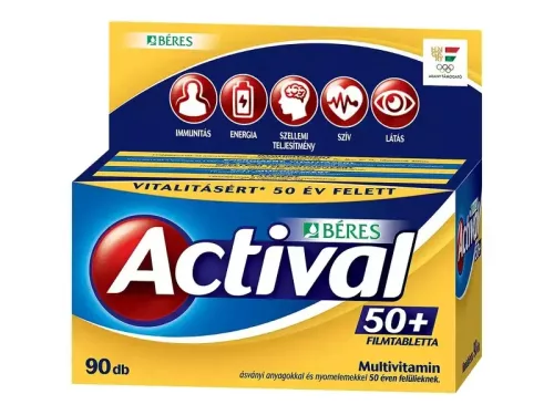 Béres actival 50+ filmtabletta 90 db
