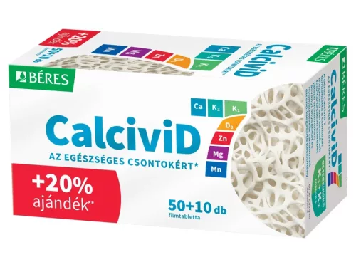 Béres Calcivid7 Tabletta 50+10 db ajándék