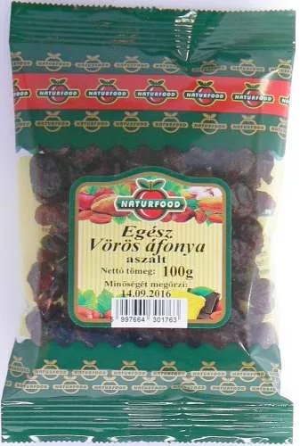 Naturfood aszalt vörösáfonya 100 g
