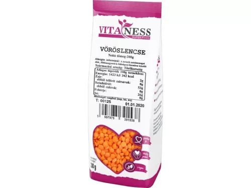 Vitaness Vöröslencse 200g