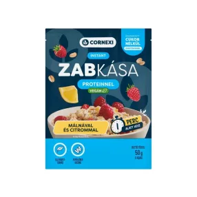   Cornexi málnás-citromos protein zabkása édesítőszerrel, vegán 50g