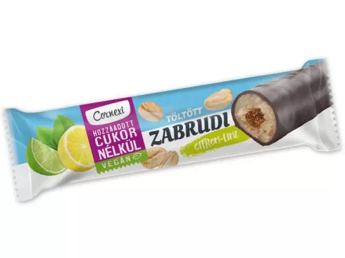 Cornexi vegán zabrudi citrom-lime töltelékkel töltött zabrúd kakaós bevonattal édesítőszerrel hcn 30 g