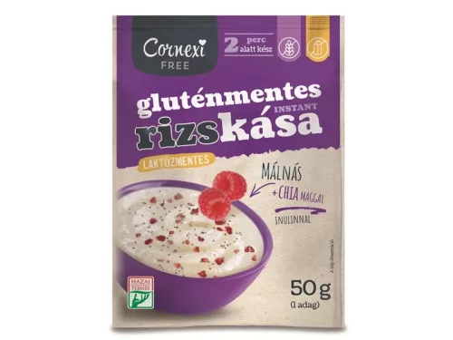 Cornexi gluténmentes rizskása málnás chia maggal 50 g