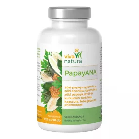   Viva natura papayana vegetáriánus étrend-kiegészítő kapszula 90 db