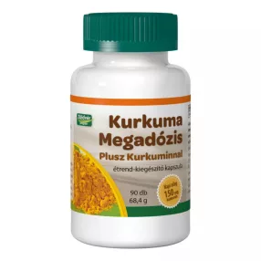  Zöldvér kurkuma megadózis plusz kurkuminnal étrend-kiegészítő kapszula 90 db
