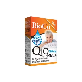 BioCo Vízzel elegyedő Q10 Mega 100 mg 30db