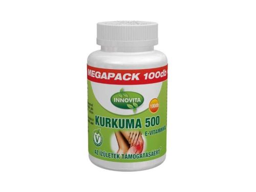 Innovita Kurkuma E-vitaminnal Megapack tabletta 100db