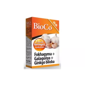 BioCo Fokhagyma + Galagonya + Ginkgo biloba 60db