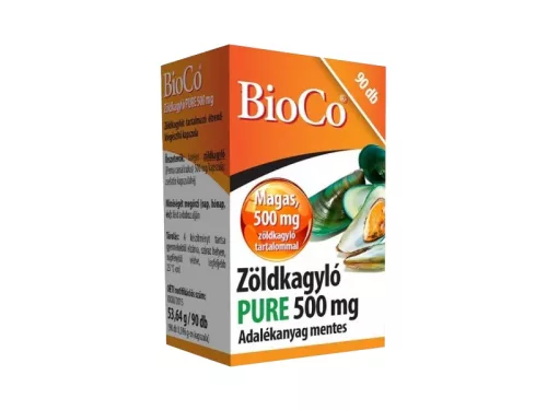 BioCo Zöldkagyló Pure 500 mg kapszula 90 db