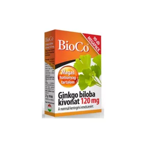 BioCo Gingko Biloba kivonat 120 mg MEGAPACK 90db