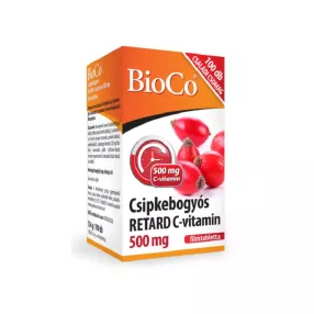   BioCo Csipkebogyós Retard C-vitamin 500mg Filmtabletta 100db