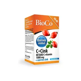   BioCo C+Cink Retard C-vitamin 1000mg+szerves Cink filmtab.60db