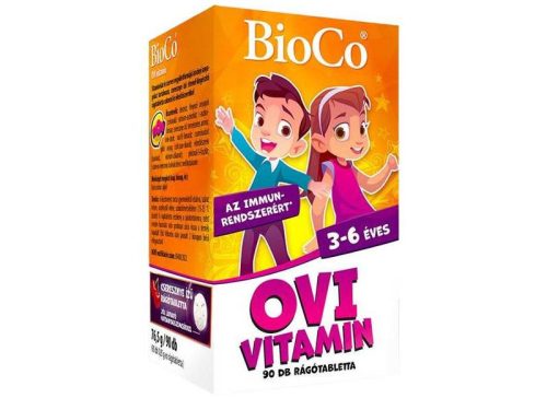 BioCo OVI vitamin rágótabletta 3-6 éveseknek rágótabletta 90db
