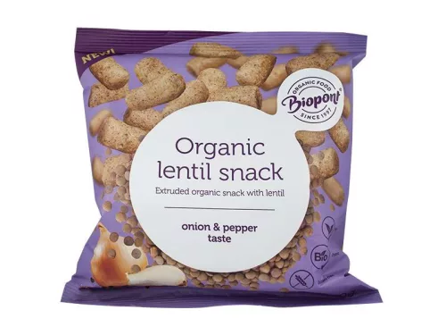Biopont bio extrudált lencse, hagymás-borsos 60 g