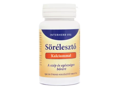 Interherb Sörélesztő Kalciummal 150db