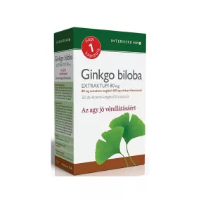 Interherb NAPI1 Ginkgo biloba Extraktum 80mg 30 db