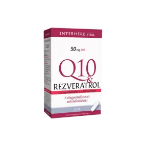 Interherb Q10 & Rezveratrol kapszula 30db