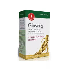 Interherb NAPI1 Ginseng panax Extraktum 100mg 30 db