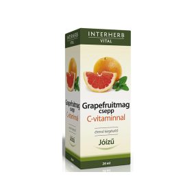   Interherb Grapefruitmag csepp C-vitaminnal 20 ml Jó ízű (pipettás kupakkal)