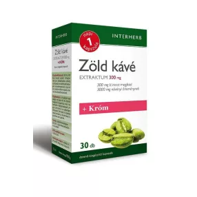 Interherb NAPI1 Zöld kávé Extraktum 300 mg 30 db