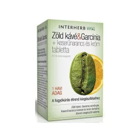 Interherb Zöld kávé&Garcinia tabletta 60 db