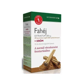 Interherb NAPI1 Fahéj Extraktum 200mg 30 db