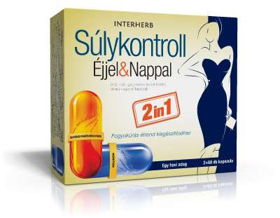 Interherb Súlykontroll Éjjel&Nappal 2x60 db kapszula