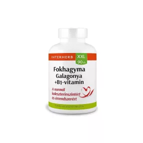   Interherb XXL 90 db FOKHAGYMA & GALAGONYA +B1-vitamin tabletta
