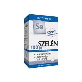 Interherb SZERVES Szelén 100 mcg tabletta 60 db
