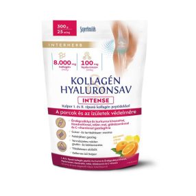   Interherb Kollagén & Hyaluronsav Intense Porcépítő Italpor Narancs-Citrus ízű 300 g
