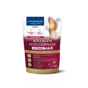   interherb Kollagén & Hyaluronsav Porcépítő italpor Intense-Max meggy ízű 340 g