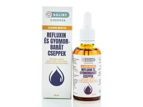 Bálint Cseppek Alkoholmentes Refluxin és Gyomorbarát Cseppek 50 ml