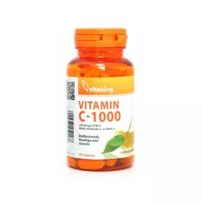   Vitaking C-vitamin 1000 mg acerola + csipkebogyó tabletta 30db