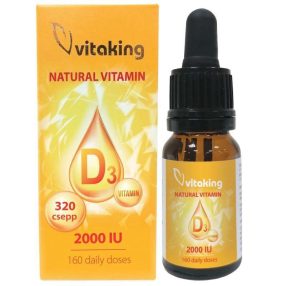 Vitaking D3-Vitamin cseppek 2000 IU10ml