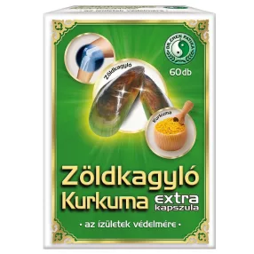 Dr. Chen ZÖLDKAGYLÓ KURKUMA EXTRA KAPSZULA - 60DB