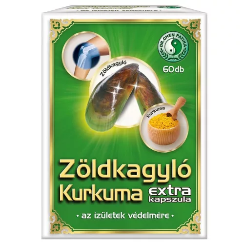 Dr. Chen ZÖLDKAGYLÓ KURKUMA EXTRA KAPSZULA - 60DB