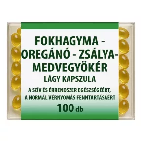  Dr.chen fokhagyma-oregano-zsálya medvegyökér kapszula 100 db