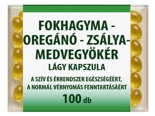 Dr.chen fokhagyma-oregano-zsálya medvegyökér kapszula 100 db